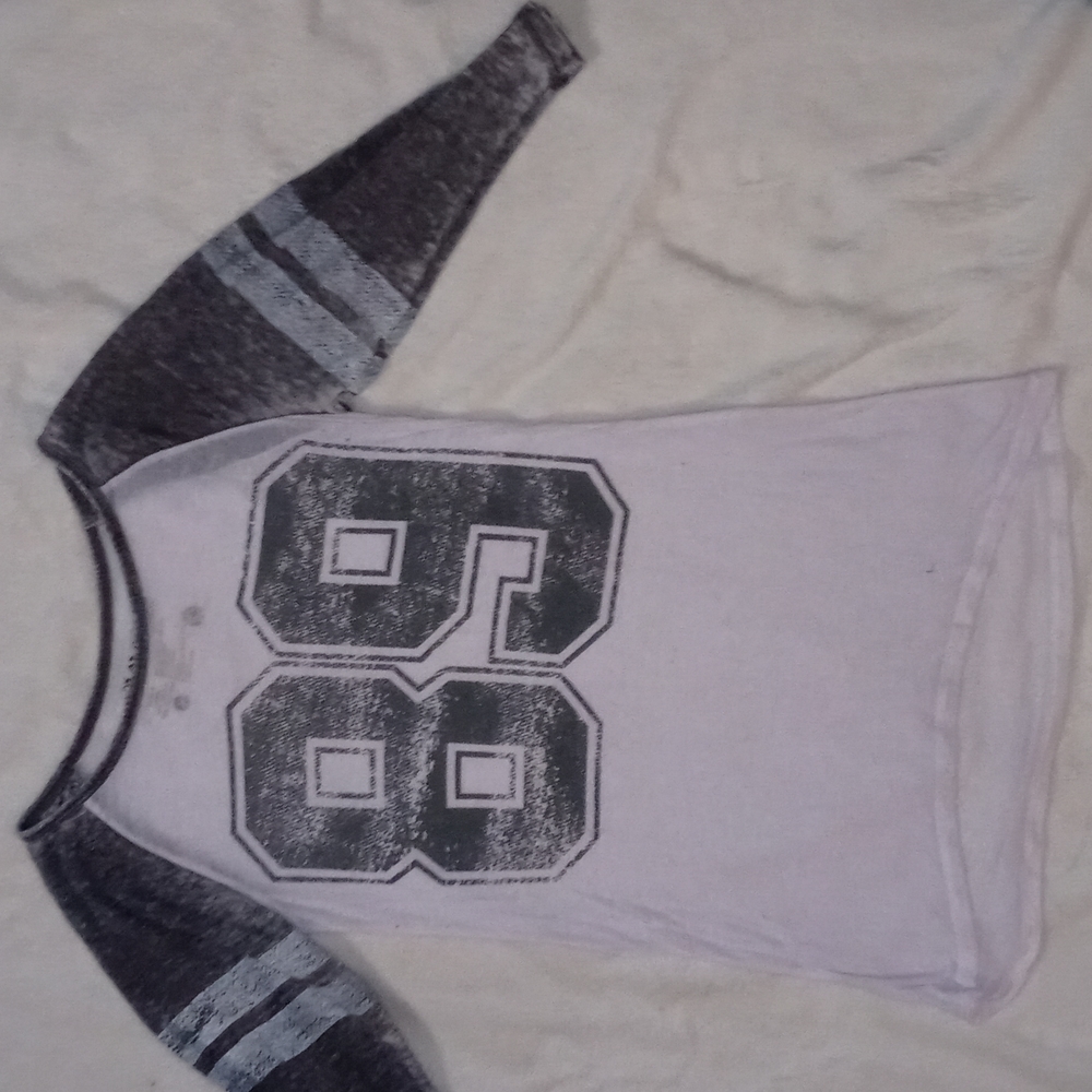 L.O.L. Vintage 3/4 Sleeve Burnout Top